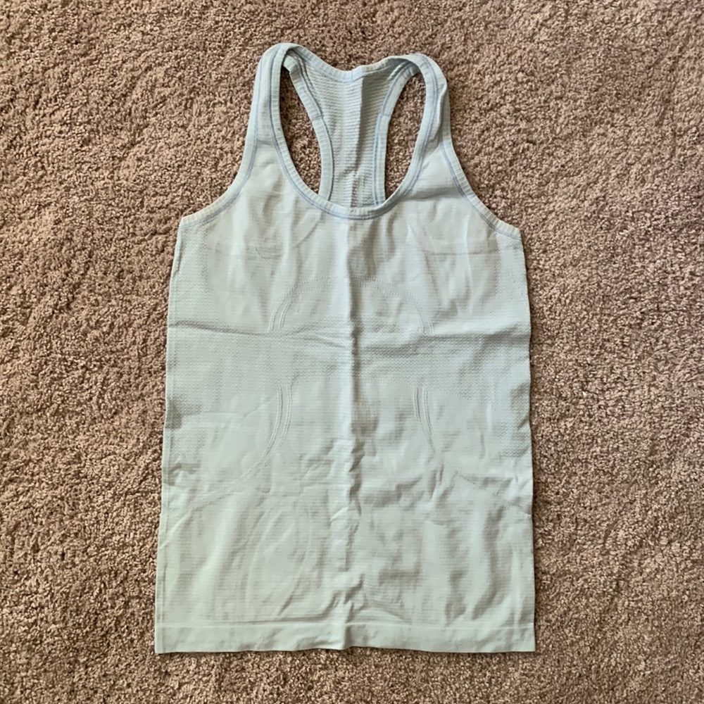 Lululemon swiftly tech tank top baby blue